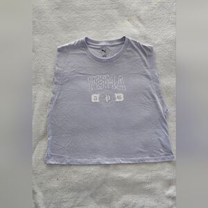 PUMA Women's Light Purple Muscle Tee